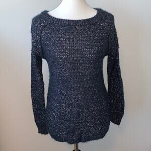 Frenchi Round Neck Knit Wool Sweater Sz S